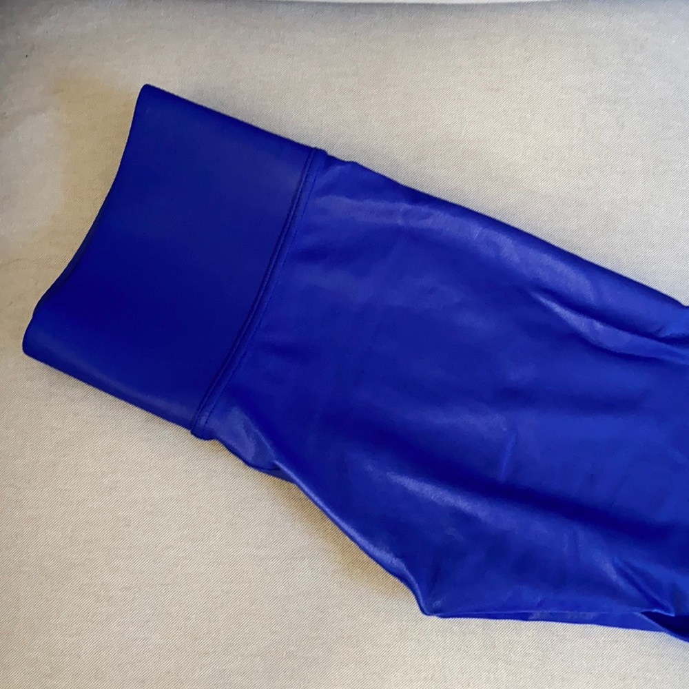 Carbon 38 electric blue leggings pants Medium